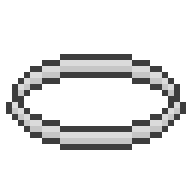 Crude white circlet